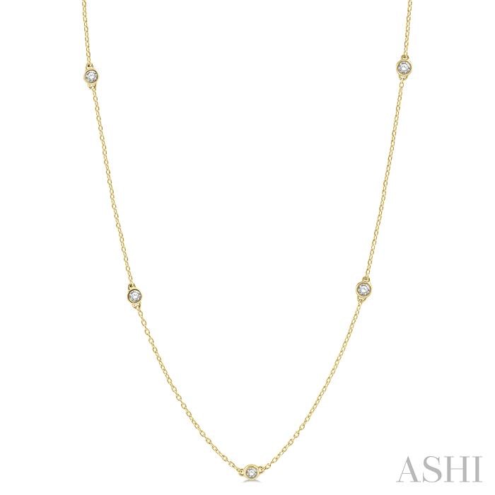 Diamond Station Necklace