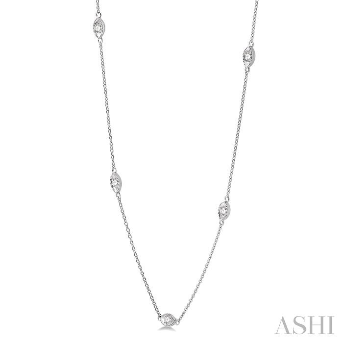 Diamond Station Necklace-2
