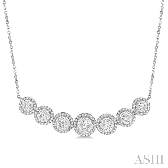 HALO LOVEBRIGHT DIAMOND NECKLACE