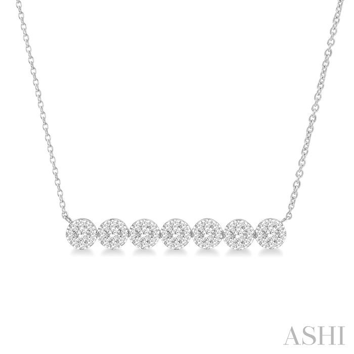 BAR LOVEBRIGHT ESSENTIAL DIAMOND NECKLACE