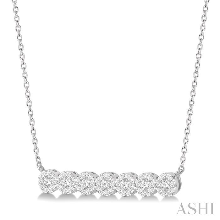 Bar Lovebright Essential Diamond Necklace-2