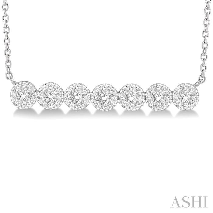 Bar Lovebright Essential Diamond Necklace-3