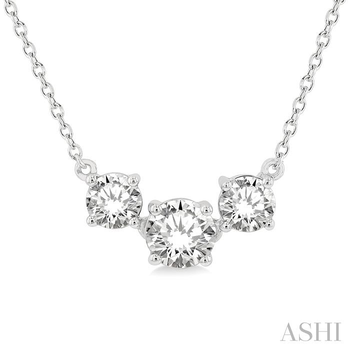PAST PRESENT & FUTURE DIAMOND NECKLACE