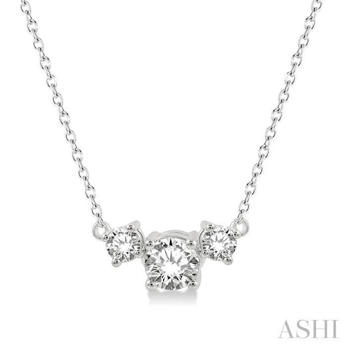 PAST PRESENT & FUTURE DIAMOND NECKLACE