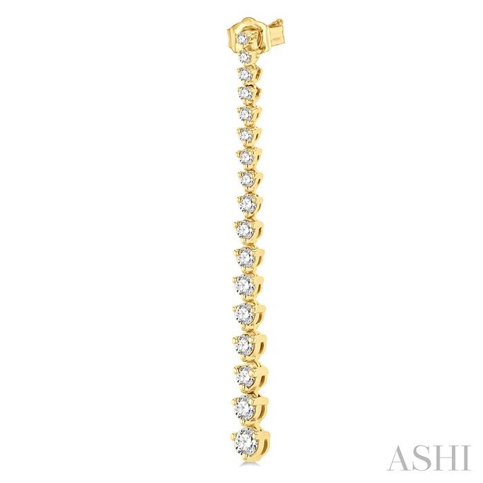 Riviera Diamond Long Earrings-3