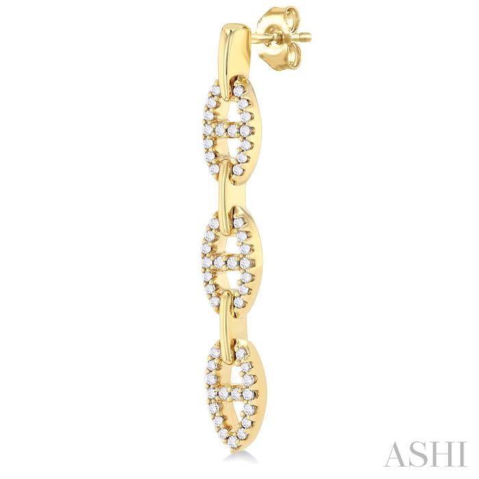 Mariner Link Diamond Fashion Earrings-3