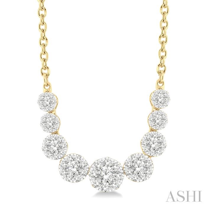 LOVEBRIGHT ESSENTIAL DIAMOND SMILE NECKLACE