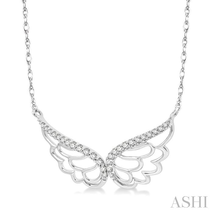 Angel Wings Diamond Necklace-2