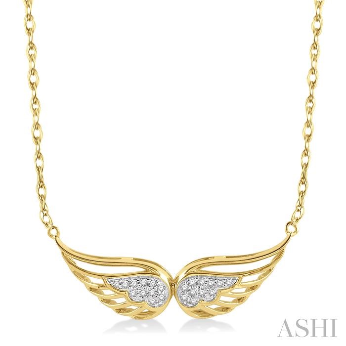 ANGEL WINGS DIAMOND NECKLACE