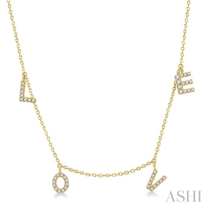 LOVE DIAMOND STATION NECKLACE