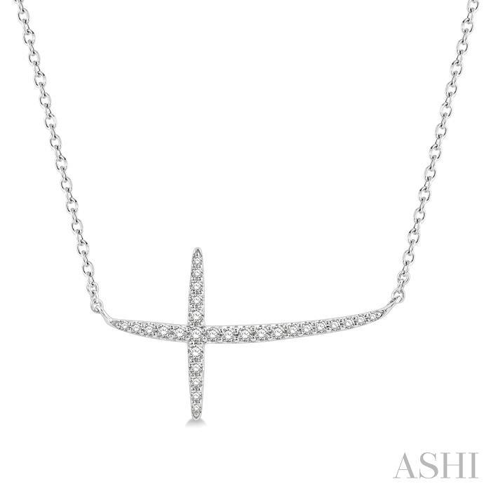 CROSS DIAMOND NECKLACE
