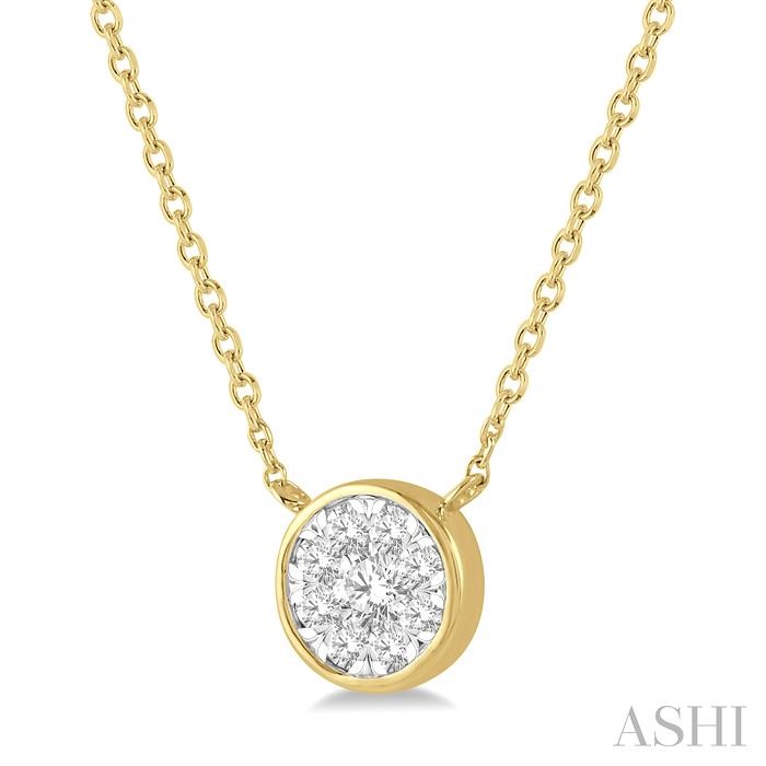 Round Shape Lovebright Essential Diamond Pendant-2