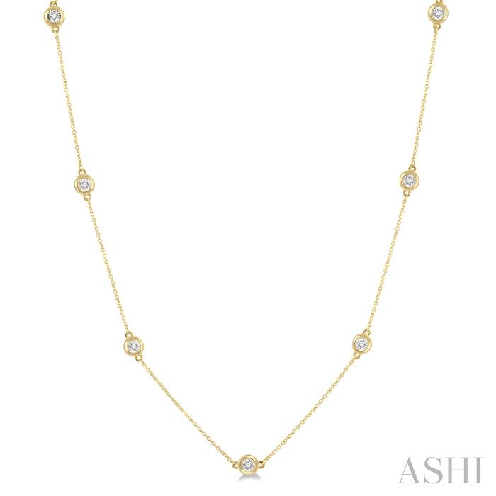 Diamond Station Necklace
