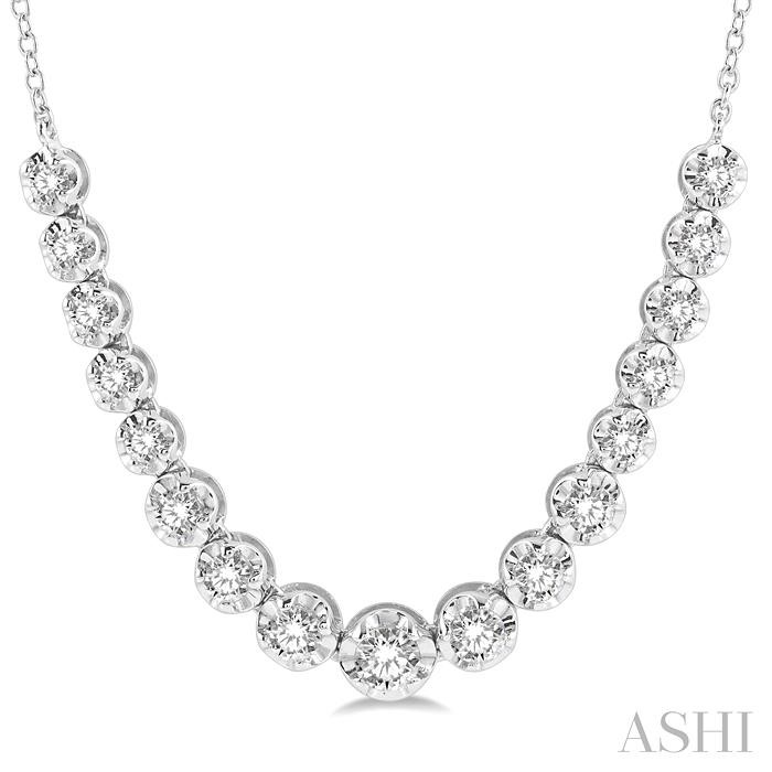 Illusion Diamond Necklace-3